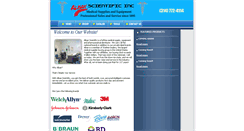 Desktop Screenshot of albanscientific.com